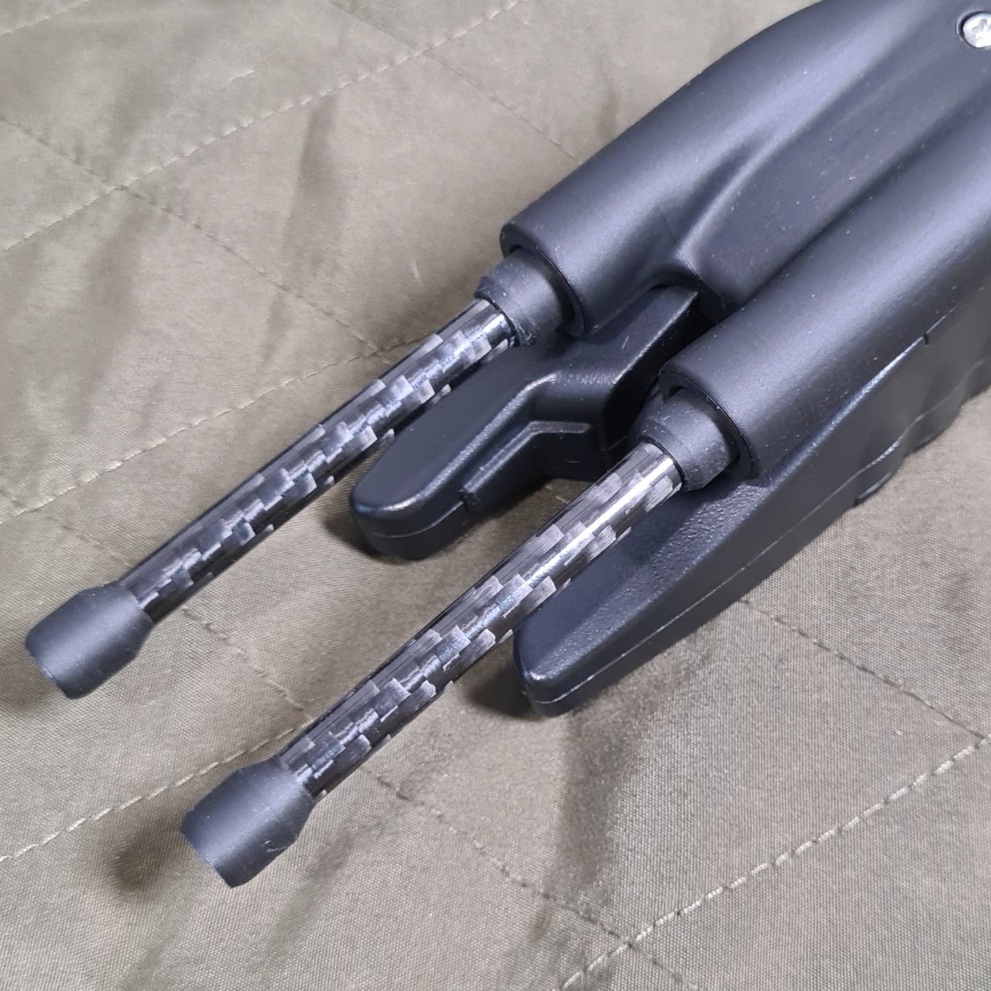 Fox Mini Micron Snag Ears - Carbon Fibre - Removable Ears