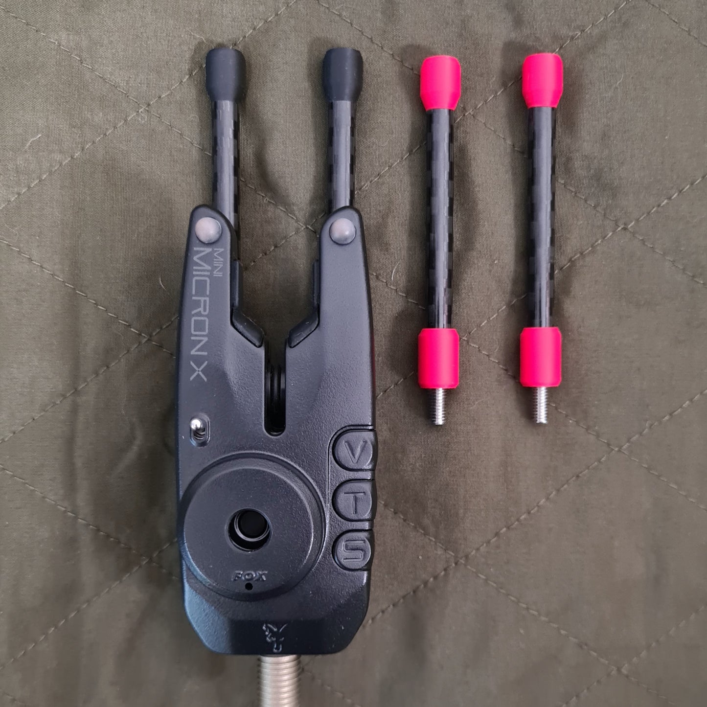 Fox Mini Micron Snag Ears - Carbon Fibre - Removable Ears