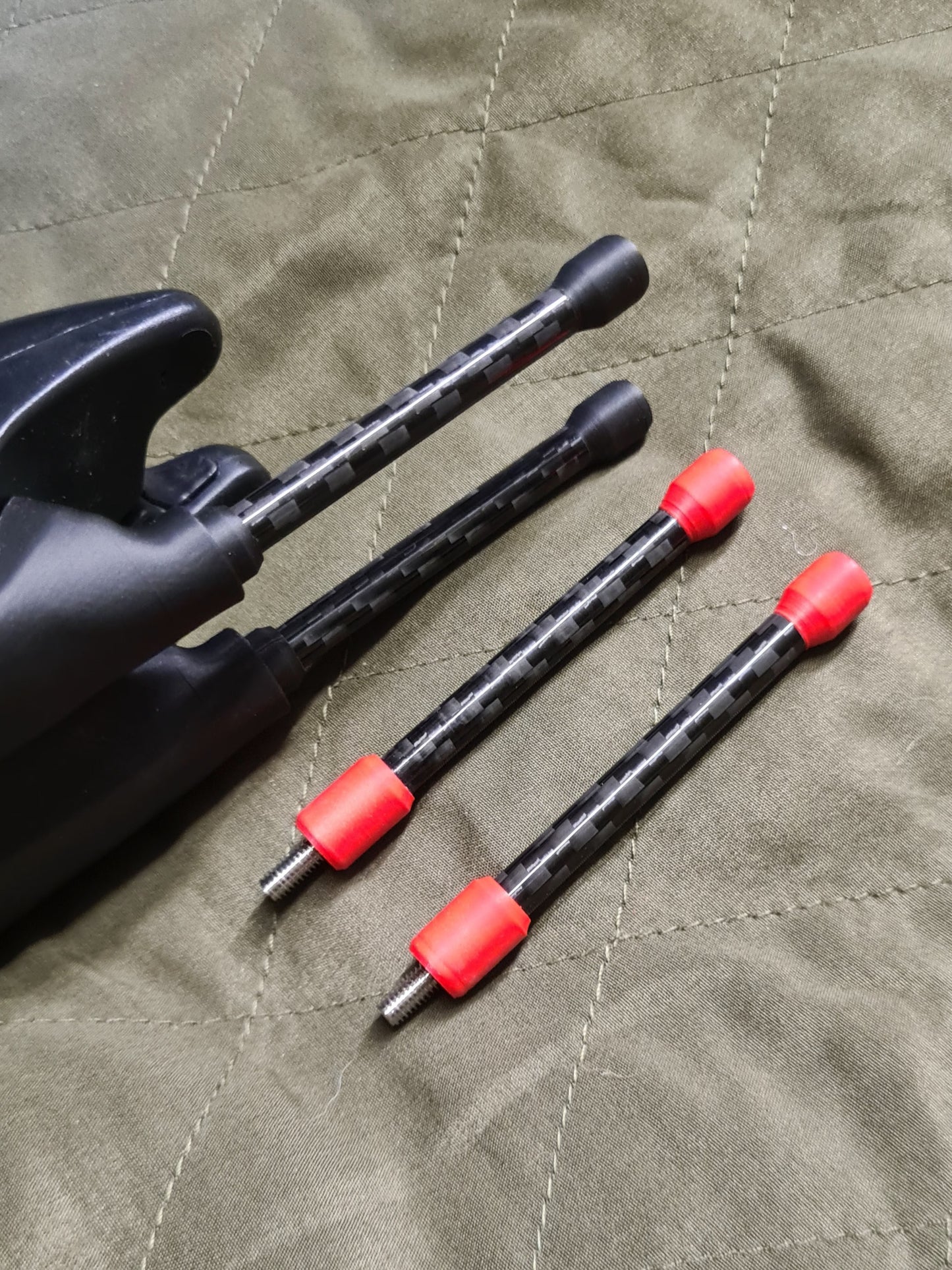 Fox NTXr bite alarm with carbon fibre removable ears