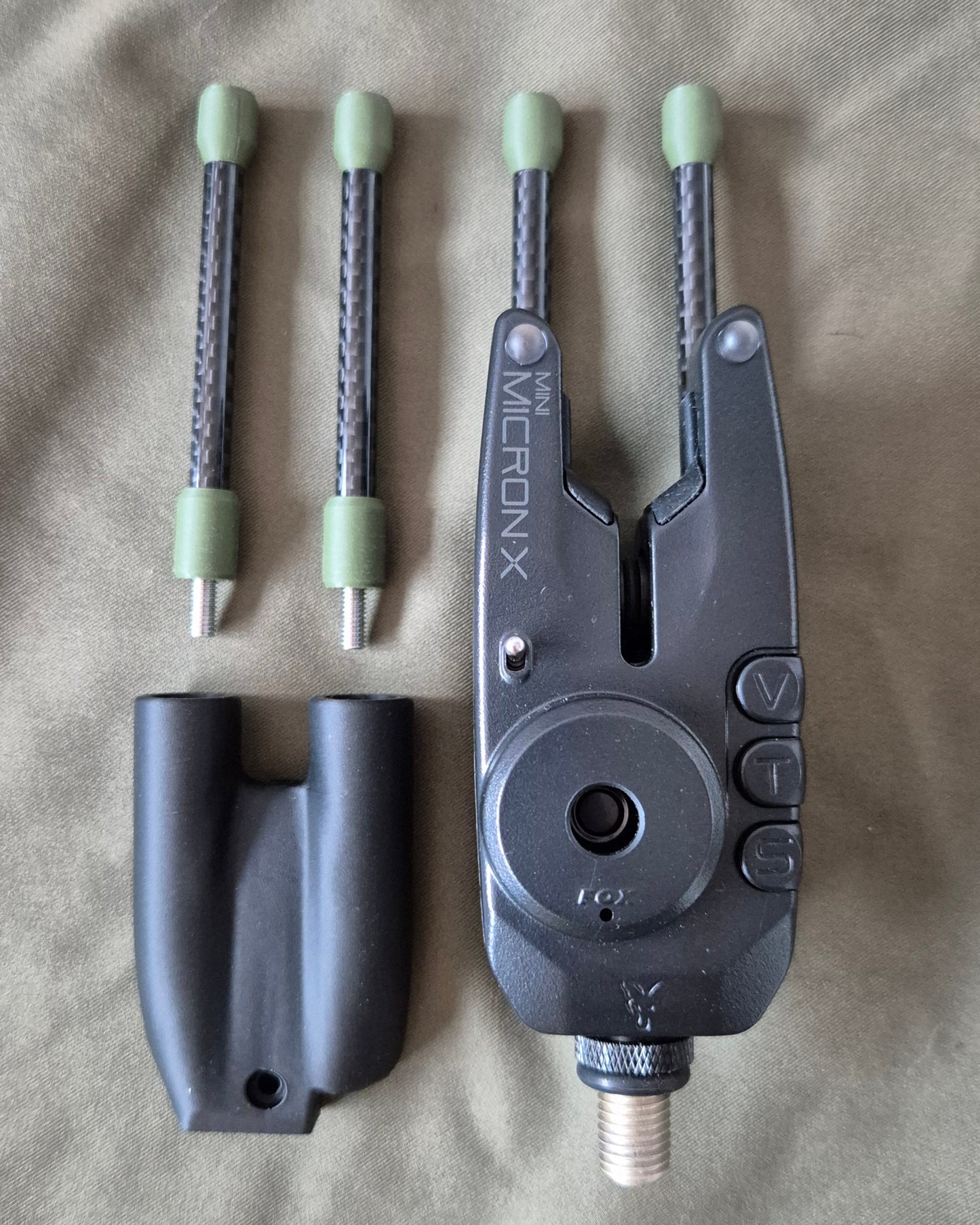 Fox Mini Micron Snag Ears - Carbon Fibre - Removable Ears