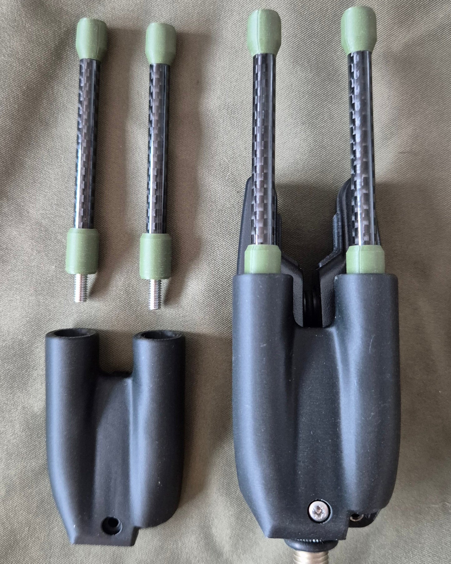 Fox Mini Micron Snag Ears - Carbon Fibre - Removable Ears