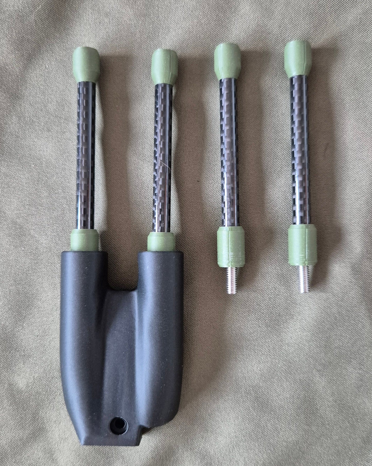 Fox Mini Micron Snag Ears - Carbon Fibre - Removable Ears