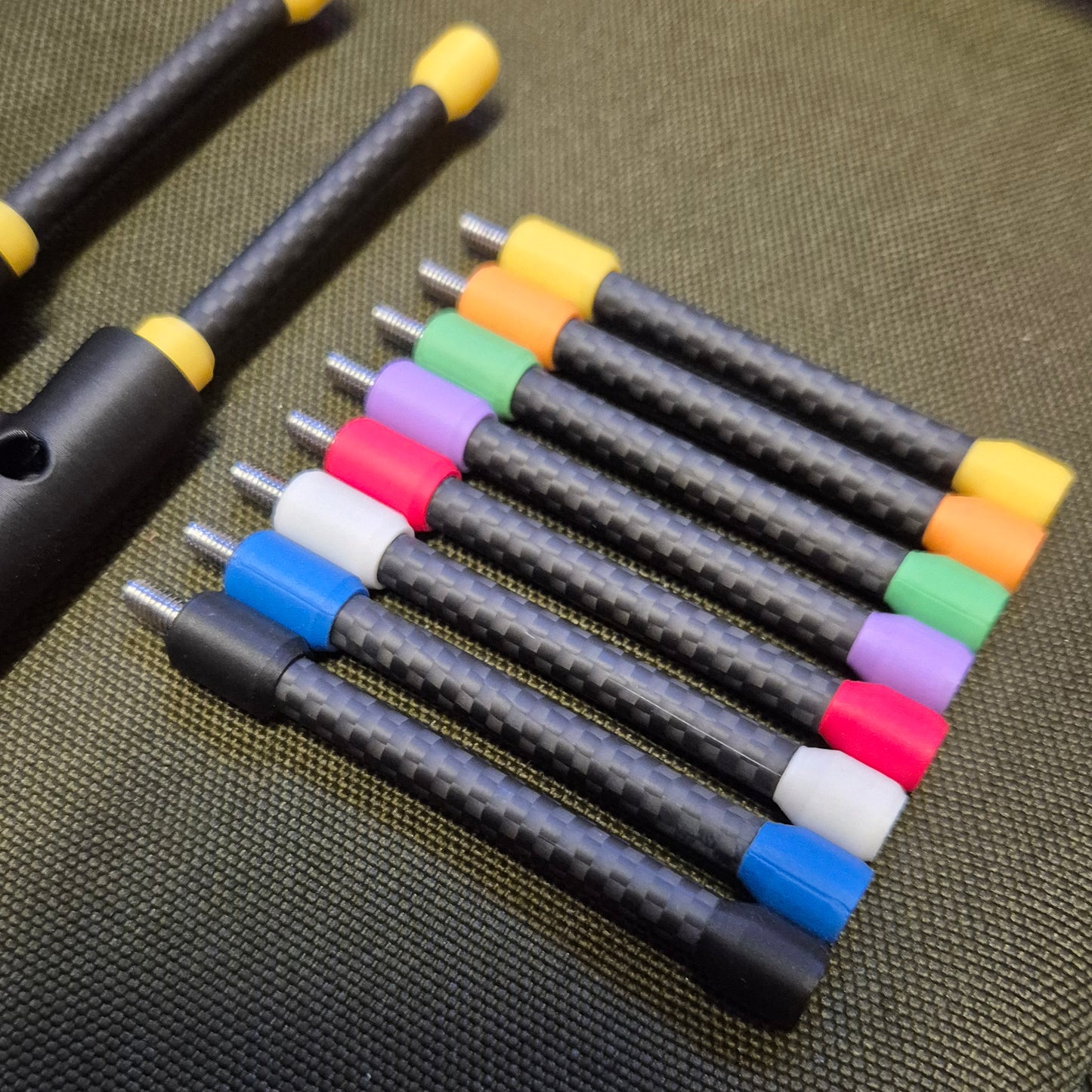 Additional Snag Ear Tips - Carbon - For Fox RX+ and MX Snag Ears (all colours)