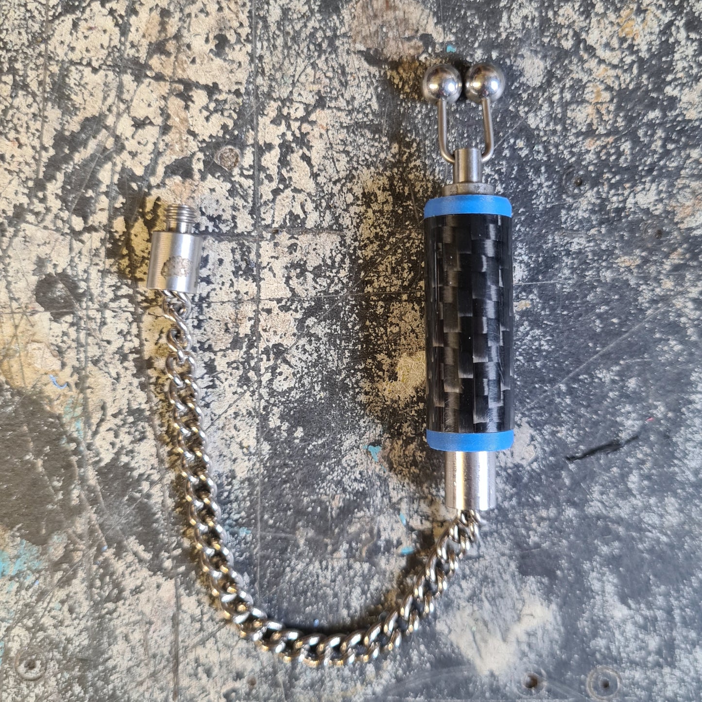 blue carbon fibre bobbin for carp fishing