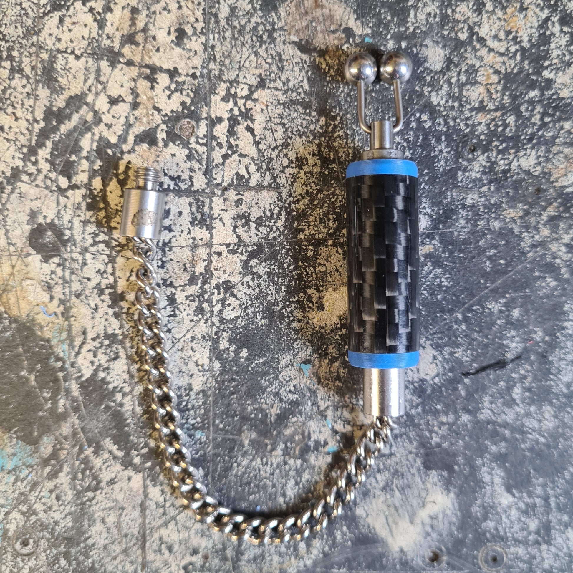 blue carbon fibre bobbin for carp fishing