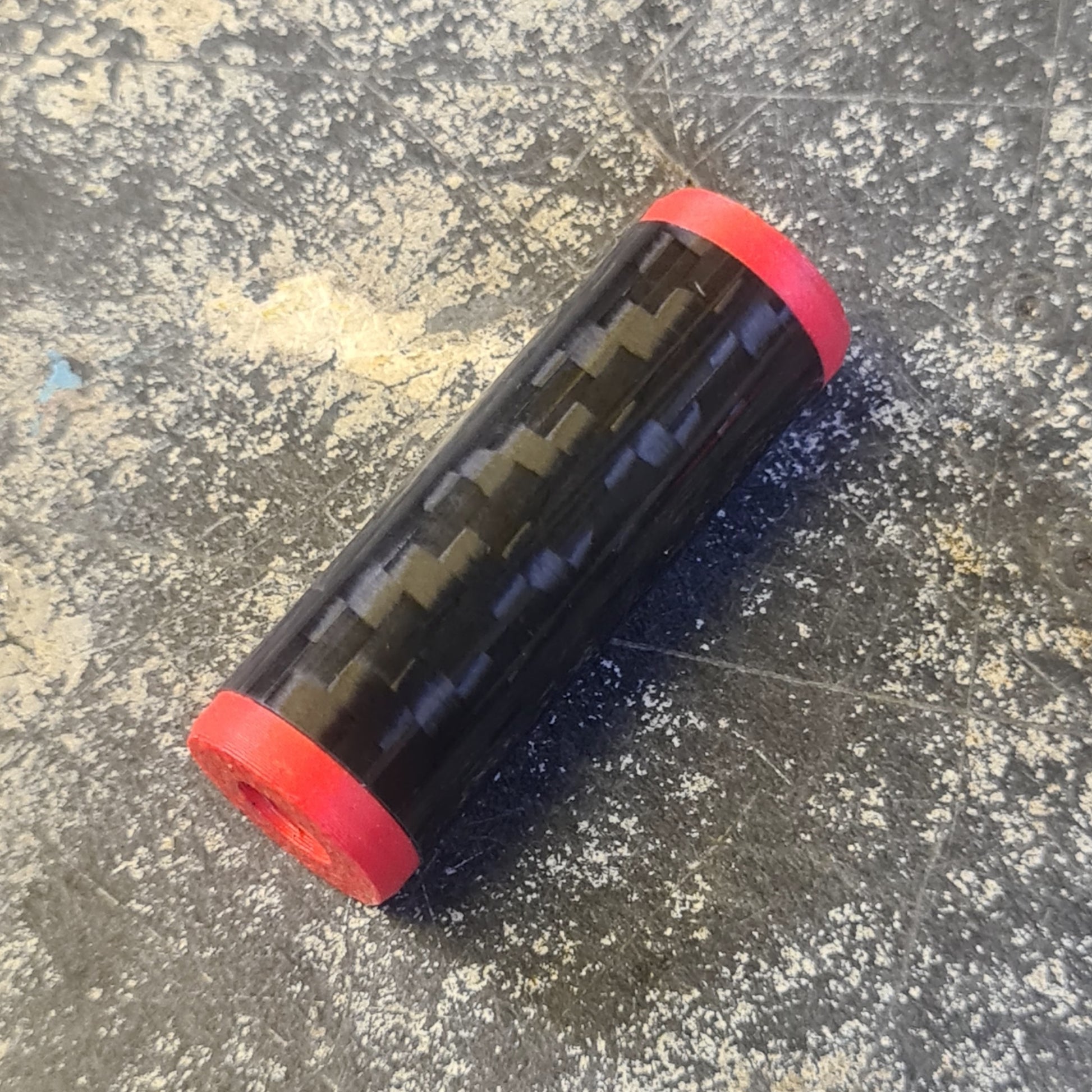 Carbon fibre bobbin body red